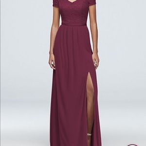 David’s Bridal Bridemaid Dress.